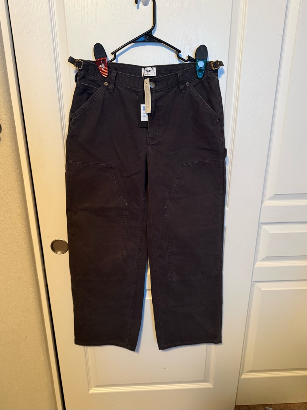 TNA Women's Chocolate Brown Cargo Jeans